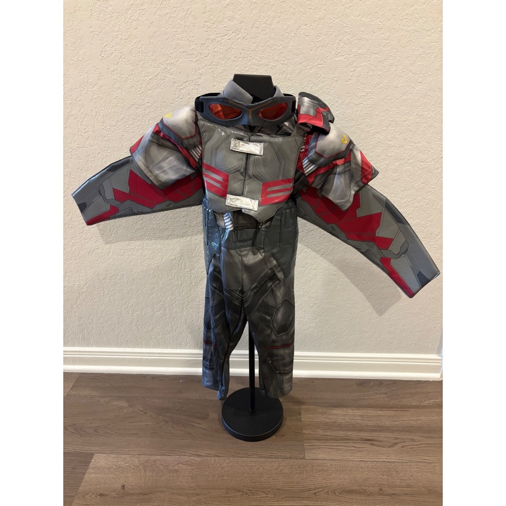 Disney Store Marvel Falcon Costume Kids Size 3 Jumpsuit Wings Goggles Avengers